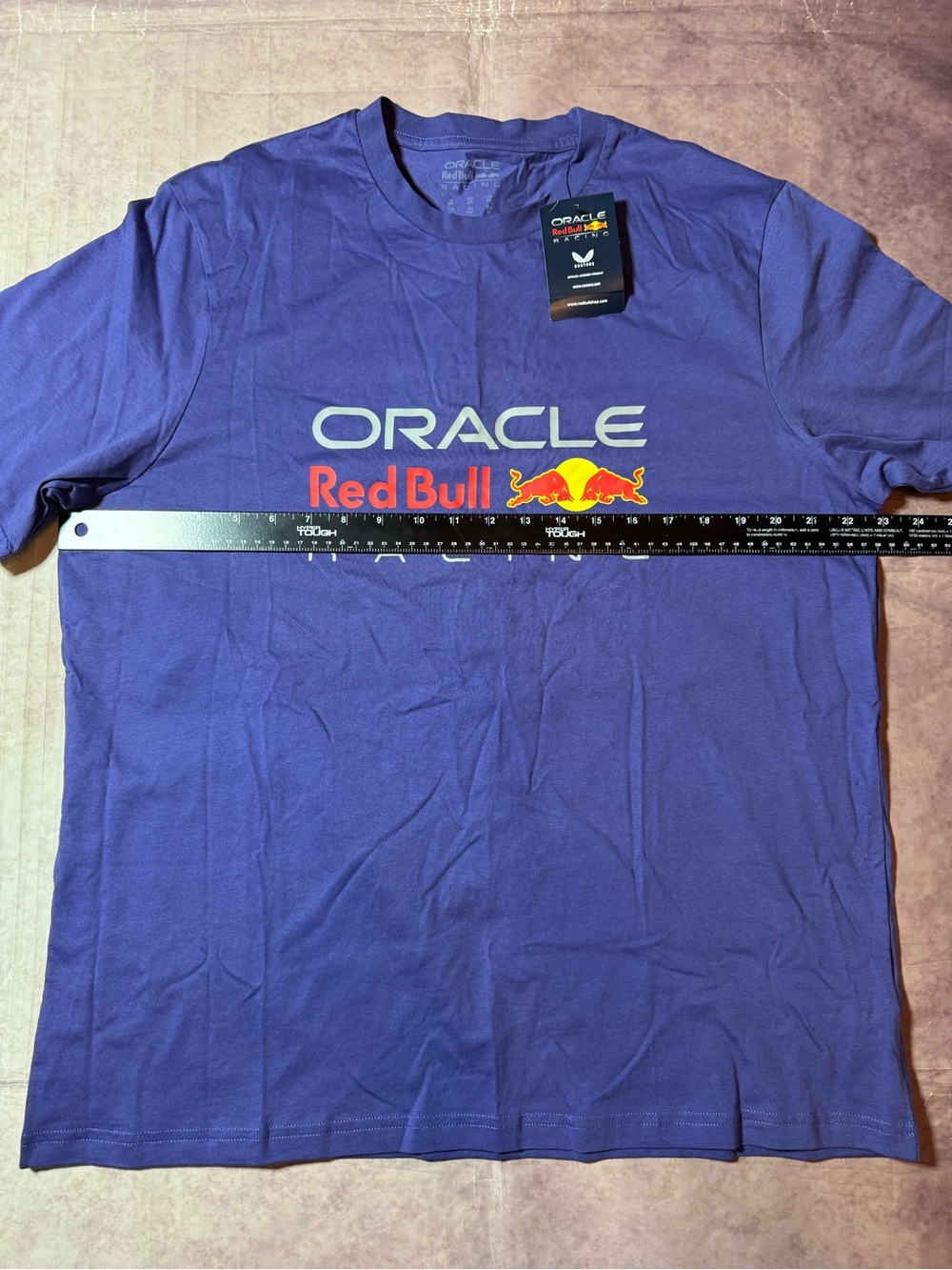 Oracle Red Bull Racing Official Castore T-Shirt Tee Logo Blue Men’s Sz 2XL XXL - Picture 5 of 10